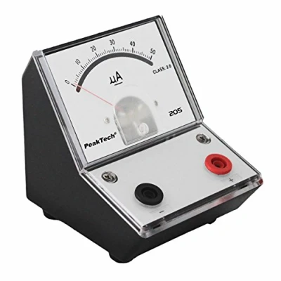 Abbildung von PeakTech P 205 01 Strommessgerät/ Amperemeter Analog/ Messgerät mit Spiegelskala 0 … 5mA DC