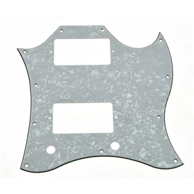 Abbildung von KAISH White Pearl Standard SG Full Face Guitar Pickguard für USA Special
