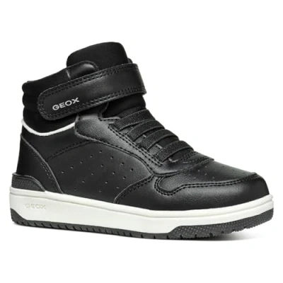 Abbildung von Geox Washiba BOY Sneaker high für Kinder, Größe: 32, Black/white Schuhe