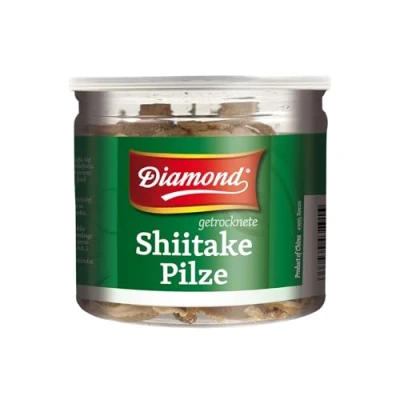 Abbildung von Diamond Shiitake Tonko Pilze getrocknet, geschnitten, 3er Pack (3 x 30 g)