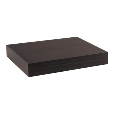 Abbildung von Velano Regalbrett, Wandregal, Regalboden, Schweberegal, Hängeregal, Regalsysteme 1 Stück, 23.5x23.5 cm, Wenge Regale für Küche, Badezimmer, Wohnzimmer, Schlafzimmer FS