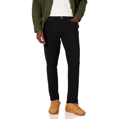 Abbildung von Amazon Essentials Herren 5 Pocket Stretch Twillhose, Sportlich Geschnitten (erhältlich in Big &amp; Tall), Schwarz, 32W / 28L