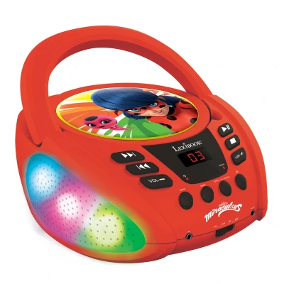 Abbildung von Lexibook Leuchtender Bluetooth CD Player Miraculous: Ladybug &amp; Cat Noir