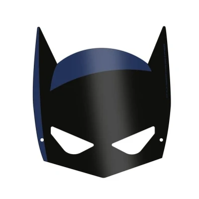 Abbildung von Batman Masken 20x16cm 8 Stück