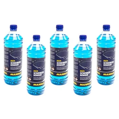 Abbildung von MANNOL Scheiben Reiniger 70 C Winter 5 Stück á 1 Liter