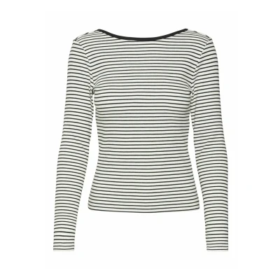 Abbildung von Vero Moda Langarmshirt &quot;VMCHLOE STRIPE LS 2WAY SHORT TOP GO NOOS&quot;