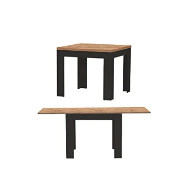 Abbildung von Tisch MPS praktisch Merkury 90 180x77x90 cm Küchentisch Esszimmertisch Esstisch Wohnzimmer Quadrat 90x90 4 Tischfüße Ausziehtisch ausziehbarer modern