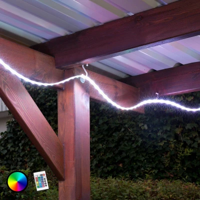 Abbildung von Briloner Leuchten LED Band 5m außen, Strip dimmbar, RGB, IP44 spritzwassergeschützt, Streifen 150xRGB LED/0,16W