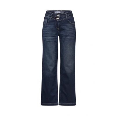 Abbildung von Cecil Flared Jeans, Damen, Größe: 36x30, Blau