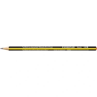 Abbildung von STAEDTLER Bleistift Noris (hohe Bruchfestigkeit, ergonomische Dreikantform, rutschfeste Soft Oberfläche, Wopex Material, Härtegrad HB, Kartonetui mit 12 Bleistiften, 183 HB)