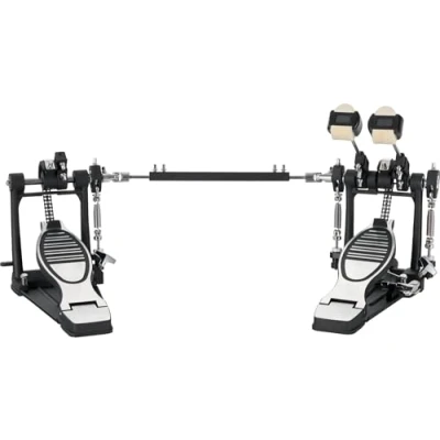 Abbildung von XDrum Schlagzeug Fußmaschine Pro Doppel (2 Pedale, Doppelkettenzug, 4 Side Beater, zusätzliche Beateraufnahme links, ideal auch für Drumsets mit 2 Bass Drums)