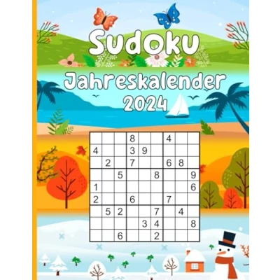 Abbildung von Sudoku Jahreskalender 2024: Rätselbuch für Erwachsene mit 366 datierten Sudokus von Leicht Schwer