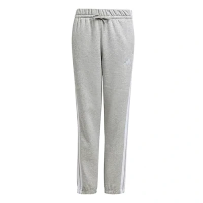 Abbildung von adidas Unisex Kinder Essentials 3 Stripes Pants, medium Grey Heather/White, 7 8 Years