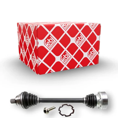 Abbildung von FEBI BILSTEIN 182853 Antriebswelle Vorderachse links mit Fett Mutter VOLKSWAGEN: Golf 5 Schrägheck, Plus / Crossgolf, 7 Schrägheck