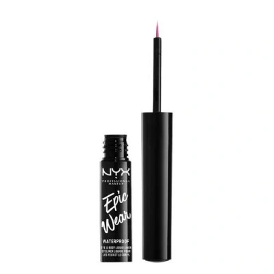Abbildung von Nyx Professional Makeup EPIC WEAR Metallic Liquid Liner Eyeliner, Damen, Größe: 3.5 ml, 08 fuchsia