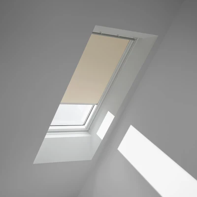 Abbildung von VELUX Verdunklungsrollo &quot;DKL MK04 1085SWL&quot;, verdunkelnd, Verdunkelung, ohne Bohren, in Führungsschienen, weiße Führungsschienen &amp; Griffleiste