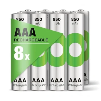 Abbildung von GP RECYKO AAA Akku Micro NiMH 850 mAh, 1,2V, 8 Stück