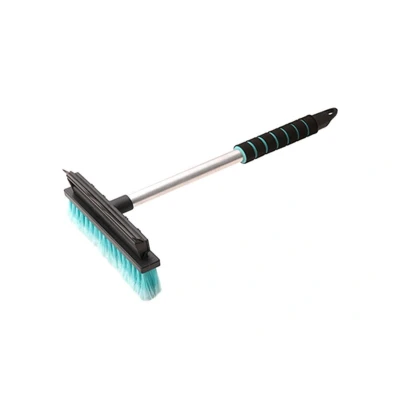 Abbildung von TOM PAR K T9095 Bürste für Autoinnenraum 2 in 1 abrutschsicherer Griff Kunststoff Flexi blade 42