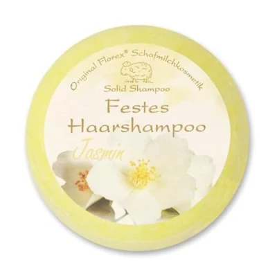 Abbildung von Florex Schafmilch festes Haarshampoo Jasmin Naturprodukte 58g Haarwaschseife Shampoo tägliche Haarwäsche