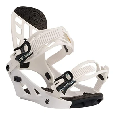 Abbildung von K2 Unisex Jugend You+H Snowboard Bindung, White, M (EU: 35,5 39,5 — US: 5 8 MP: 220 250)