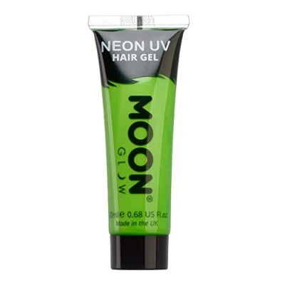 Abbildung von Moon Glow, Neon UV Haargel Temporäre auswaschbare Haarfarbe, Spike und Leuchten! (Intensivgrün, 20 ml (1er Pack))