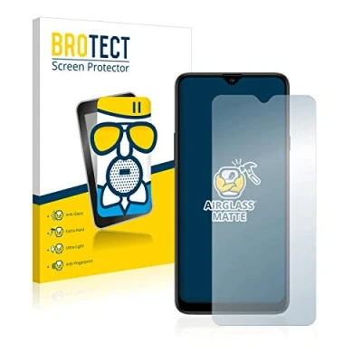 Abbildung von BROTECT Entspiegelungs Schutzglas für Samsung Galaxy A20s Schutz Folie Panzerfolie Glas Matt [Extrem Kratzfest 9H, Anti Reflex, Fingerprint]