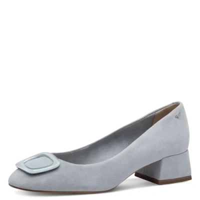 Abbildung von Tamaris Pumps Damen Blockabsatz blau,EU 40