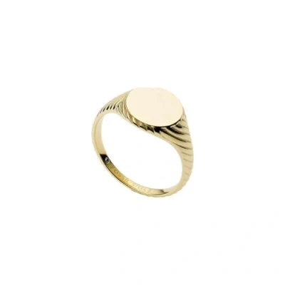 Abbildung von Fossil Damen Siegelring Sadie Vintage Twists Edelstahl goldfarben, JF03804710