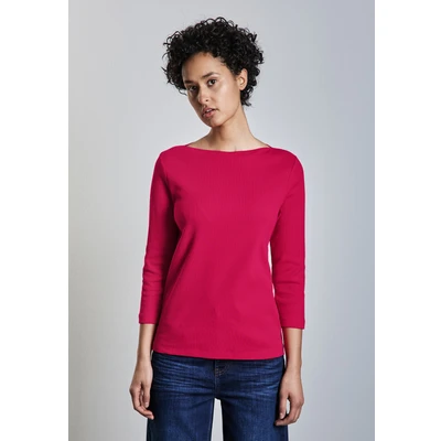 Abbildung von STREET ONE 3/4 Arm Shirt, aus softem Materialmix