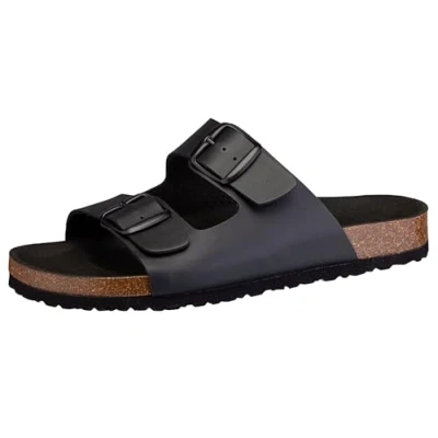 Abbildung von LICO LINE Badesandale, Herren, Größe: 45, Schwarz Schuhe