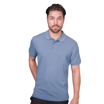 Abbildung von HRM Herren 301 Polohemd, Sky Blue, XL