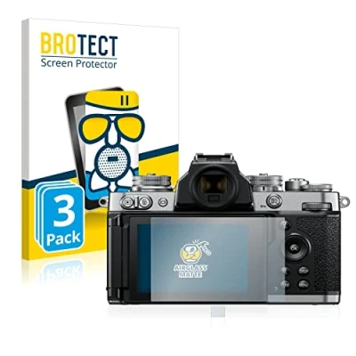 Abbildung von BROTECT Entspiegelungs Schutzglas für Nikon Z fc (3 Stück) Schutz Folie Panzerfolie Glas Matt [Extrem Kratzfest 9H, Anti Reflex, Fingerprint]