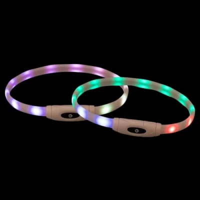 Abbildung von TRIXIE Hundehalsbandleuchte Flash Leuchtring USB multicolor