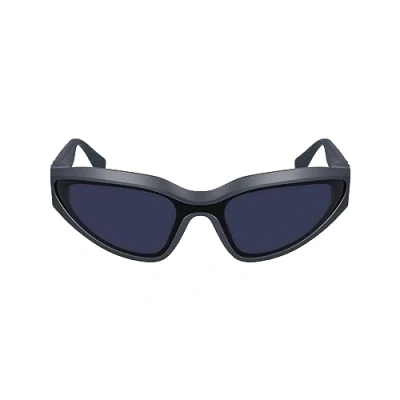 Abbildung von KARL Lagerfeld Sonnenbrille, Größe: 69, Metallic grey