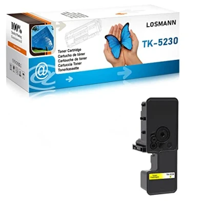 Abbildung von LOSMANN TK 5230 Gelb Tonerkartusche Kompatibel für Kyocera TK5230Y TK5220Y Ecosys P5021cdw P5021cdn, M5521cdw M5521cdn Printers (1 Gelb)