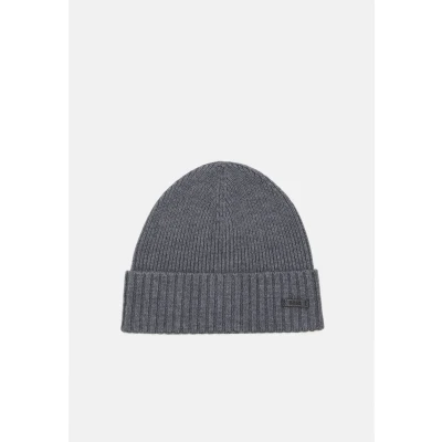 Abbildung von BOSS FATI Unisex Mütze, Größe: One Size, Medium grey