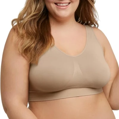 Abbildung von Just My Size Damen Pure Comfort Plus BH MJ1263, Nude, 5X Large