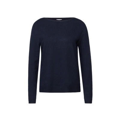 Abbildung von Street One Kuscheliger Strickpullover, Damen, Größe: 38, Blau