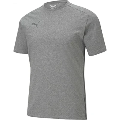 Abbildung von PUMA Herren Teamcup Casuals Tee Shirt, Medium Gray Heather Smoked Pearl, 3XL