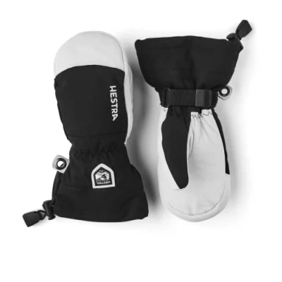 Abbildung von Hestra Army Leather Heli Ski Fäustlinge, Schwarz, 5