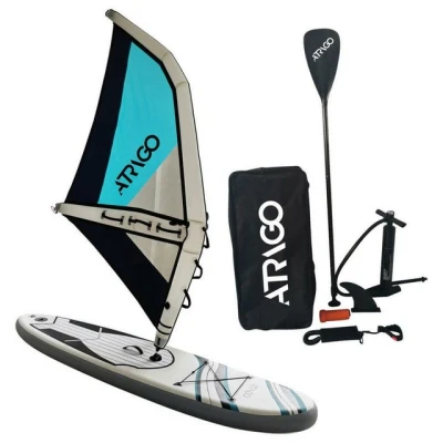 Abbildung von KSR GROUP Windsurfboard WindSUP Stand Up Paddle I SUP 290 Surfboard Aufblasbares Board Set,