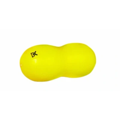 Abbildung von Cando Gymnastikrolle / Motorikball Fitnessball in Erdnussform Peanut Ball gelb, 40 cm x 90 cm,