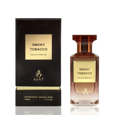 Abbildung von AYAT PERFUMES Dubai Eau de Parfum, 80 ml, orientalischer &amp; fruchtiger Duft, für Damen und Herren, ein sinnlicher, zeitloser moderner Unisex (Smoky Tobacco)