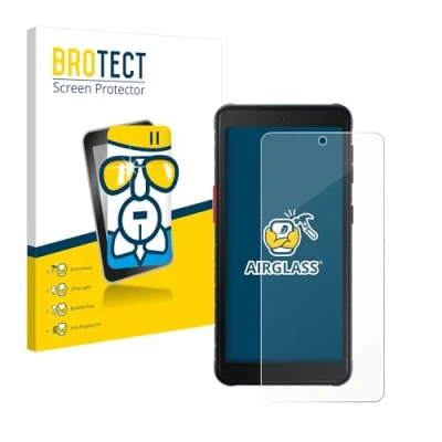 Abbildung von BROTECT Schutzglas für Samsung Galaxy XCover 5 Enterprise Edition Schutzfolie Panzer Folie Glas [Extrem Kratzfest 9H, Anti Fingerprint,