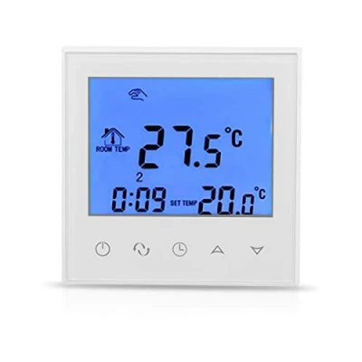 Abbildung von Digitales LCD Display Thermostat Kamin &amp; Heizung Raumthermostat NTC Sensor Touchscreen programmierbar Heimgebrauch [01]