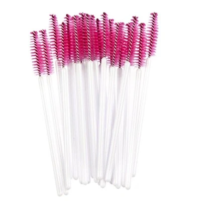 Abbildung von 50 Einweg Wimpernpinsel Mascara Zauberstab Applikator Drucksystem Make up Werkzeug