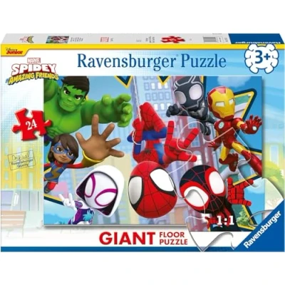 Abbildung von Ravensburger Spidey and His Amazing Friends Mega Bodenpuzzle 24 Teile