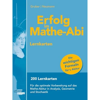 Abbildung von Erfolg im Mathe Abi Lernkarten: 200 Lernkarten für die optimale Vorbereitung auf das Abitur in Analysis, Geometrie und Stochastik