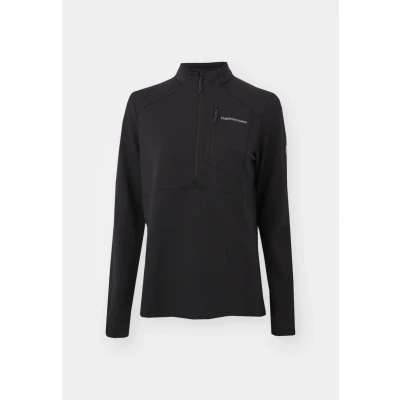 Abbildung von Peak Performance Trail Polartec HALF ZIP Fleecepullover, Damen, Größe: Medium, Black