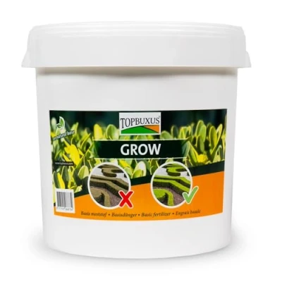 Abbildung von TOPBUXUS GROW Professioneller Buchsbaumdünger 20kg für 400m2 Keine gelben Blätter